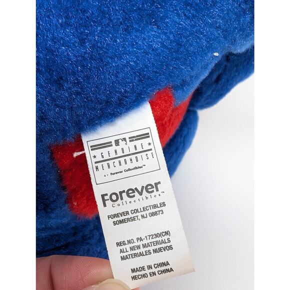 Forever Collectibles Philadelphia Phillies Stuffed Dinosaur Plush Toy Blue Red - Picture 7 of 10